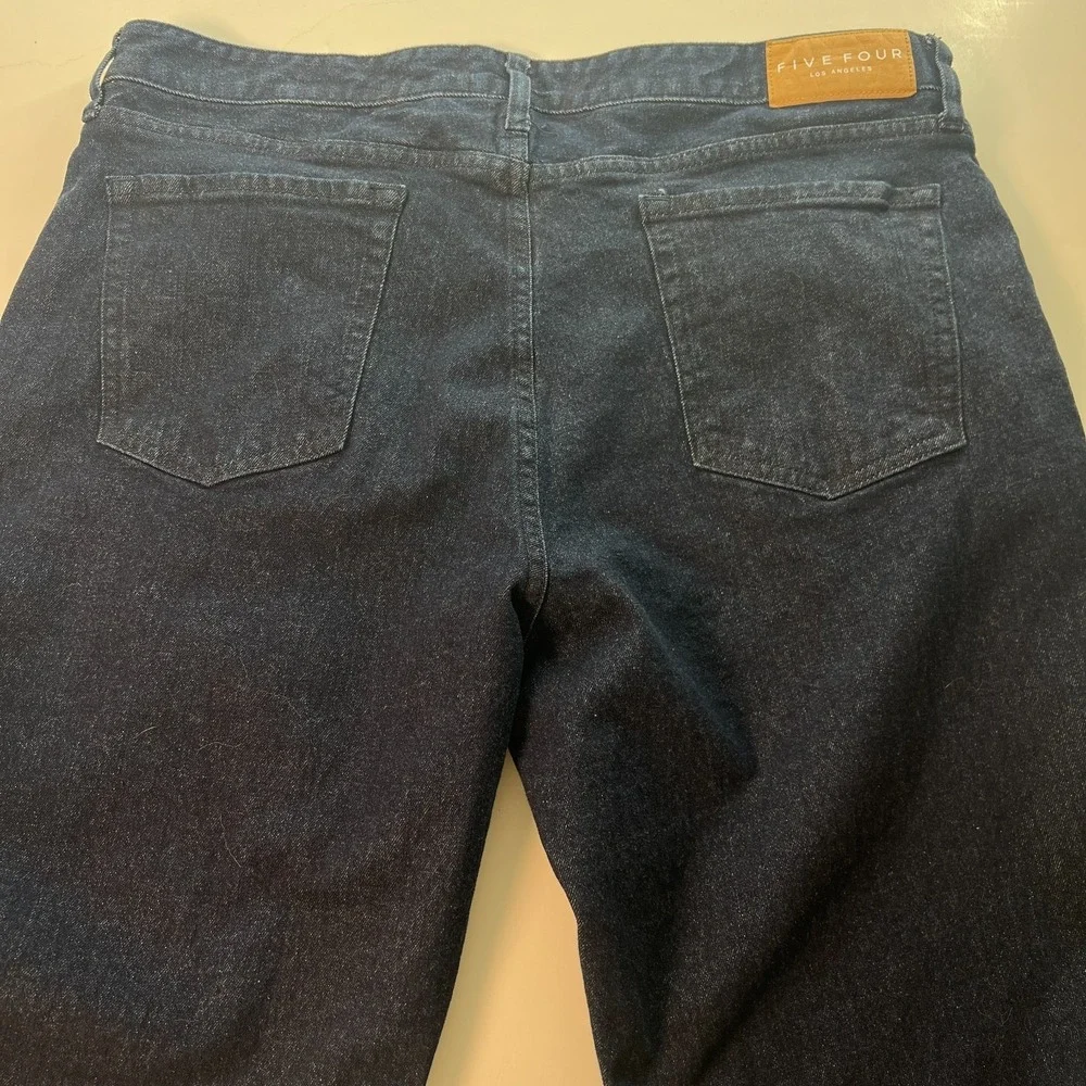 Five Four LA Mens Jeans 36x34 Leonel Relaxed Dark Wash Blue Straight‎ W36 L34